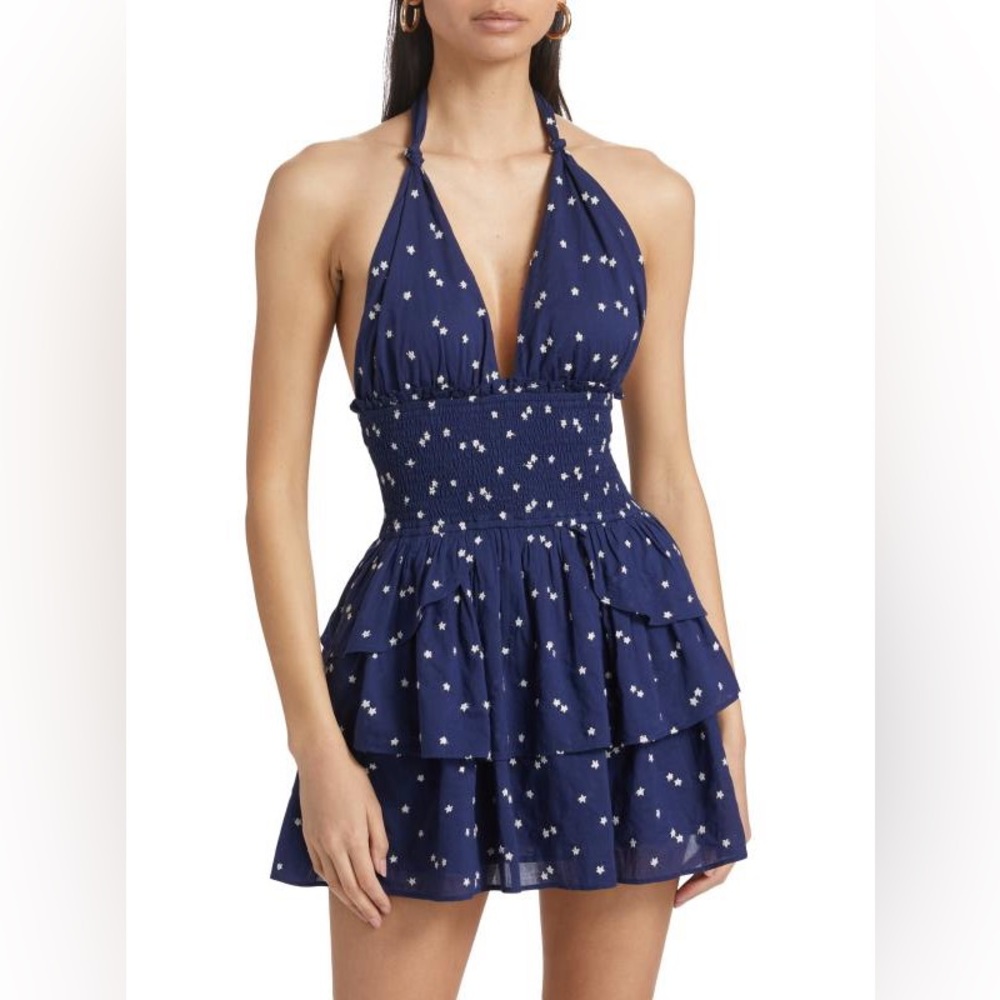 LOVESHACKFANCY Iconic Halter Dress